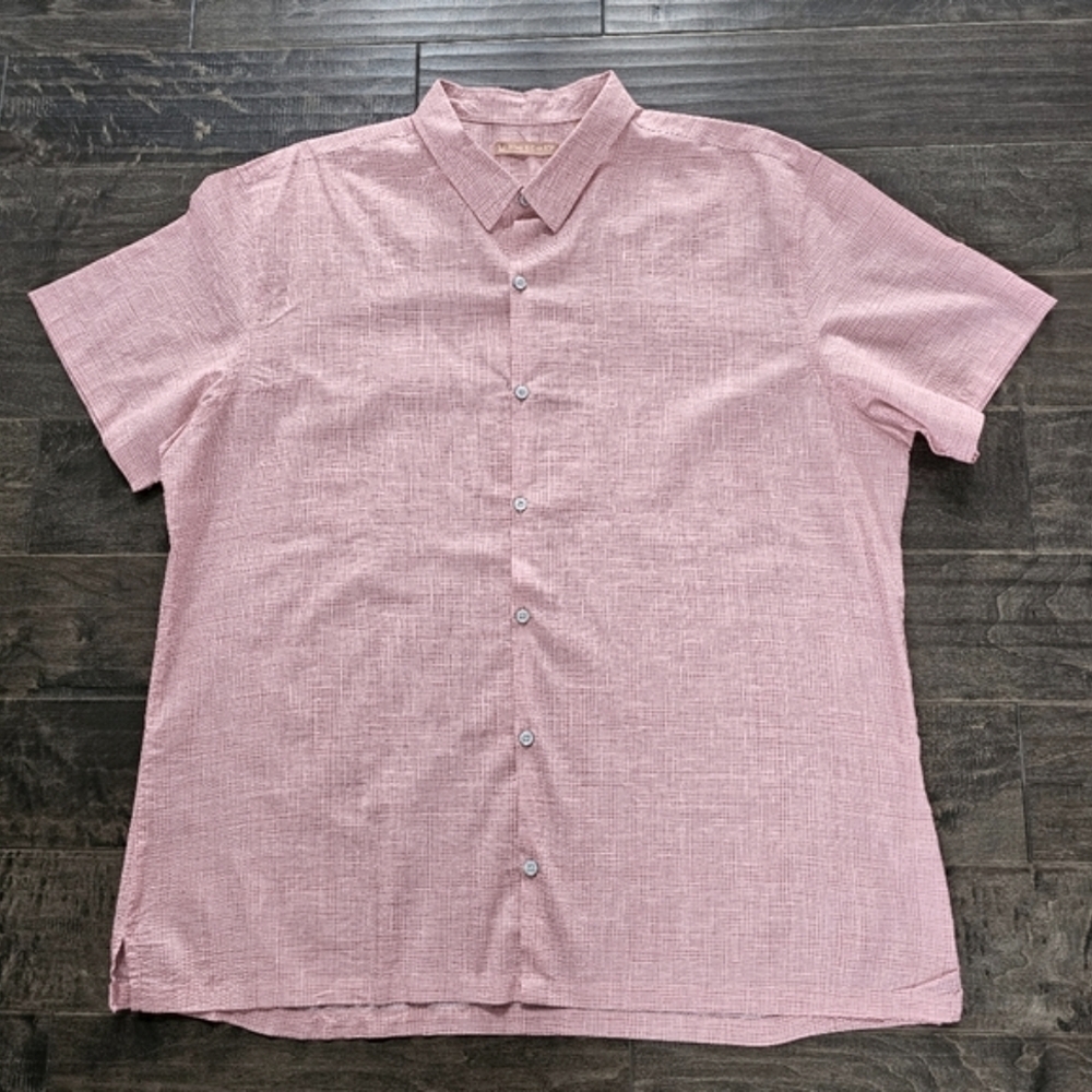 Tori Richard Men's Short Sleeve 100% Linen & 100 % Cotton Pucker Lawn Shirts 2XL
